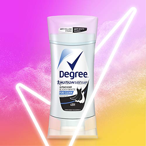 Degree Ultraclear Antiperspirant For Women Protects From Deodorant Stains Pure Clean Deodorant For Women 2.6 Oz #TOP2
