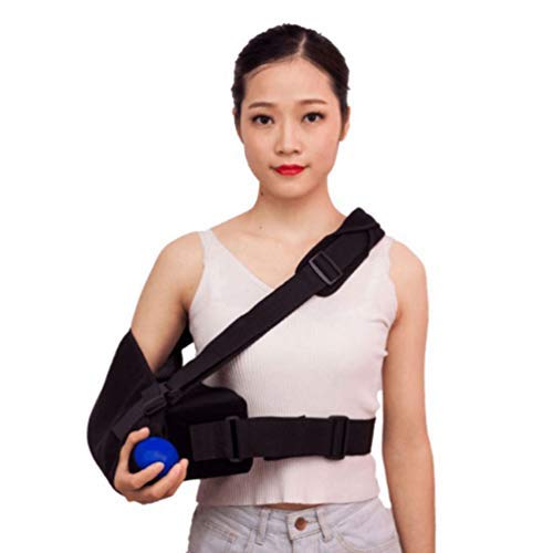 jjffAdjustable Arm Brace Immobilizer, Orthopedic Guys Shoulder Abduction Sling Pain Relief Arm Pillow for Rotator Cuff, Sublexion, Surgery, Dislocated, Broken Arm.