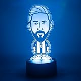 EXIGENT 3D LEDライト アルゼンチン サッカーランプ アクリル イリュージョン 夜 点滅 クール (SoccerLamp_LM)