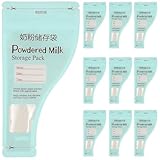 Kisangel 30pcs Disposable Formula Container to Go, Milk Formula Travel Container, Protein Powder Travel Single Storage Bag for Baby Breast Dispenser Pouch