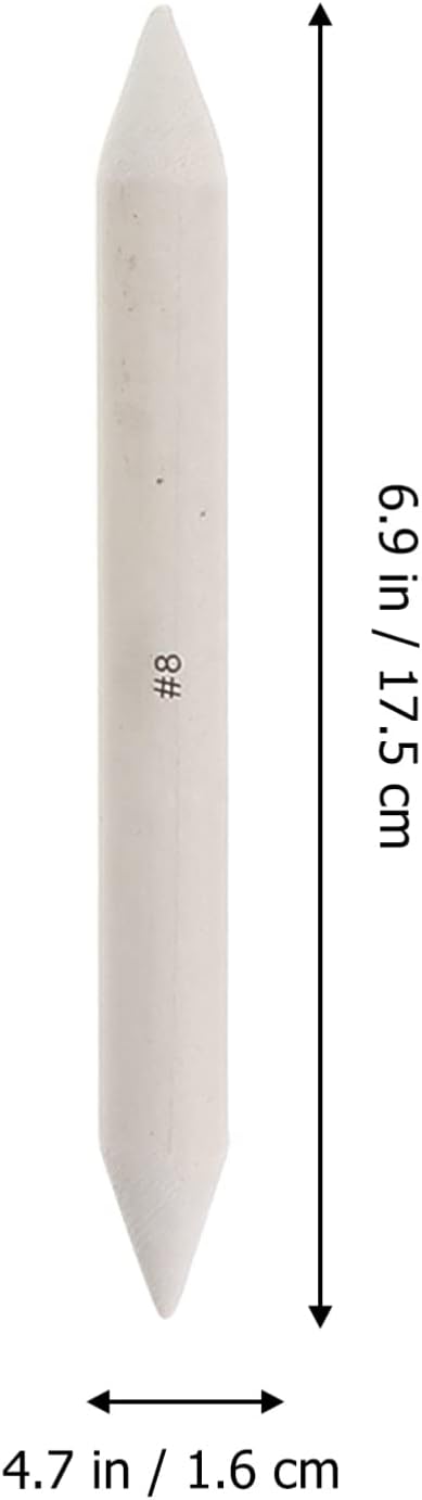 Ciieeo 46pcs Blending Stumps and Tortillions Art Set Sandpaper Pencil Sharpener Kneaded Eraser and Pencil Extension Tool for Student Sketch Drawing and Shading