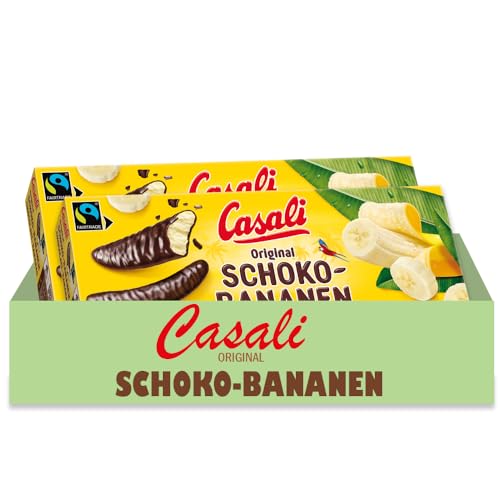 Original Casali Chocolate Bananas - Irresistible Delight, 48 (2 x600g) - Perf...