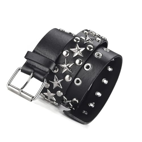 Studded Punk Y2K Goth Belt, Genuine Leather belts, for Men or