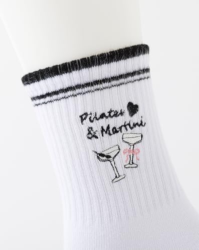 Image of Yawlsow Pilates Grip Socks for Women Yoga Grippy Socks Cute Barre Non Skid Athletic Crew Sticky Sock Workout Hospital