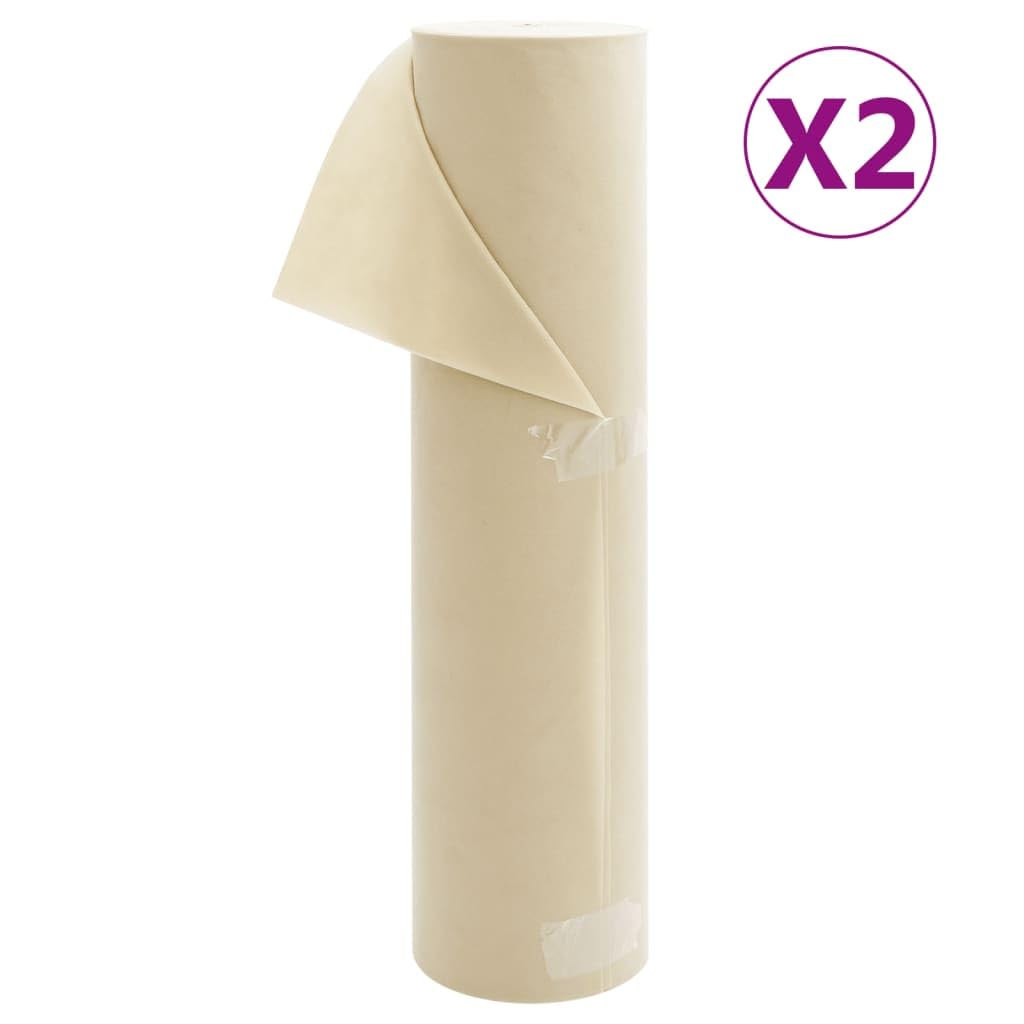 Hothingwell Pflanzliches Vlies, 70 g/m², 50 x 1,6 m, 2 Rollen | Frostschutz, Schneeschutz, atmungsaktiv, leicht zu schneiden, für Pflanzen und Kulturen