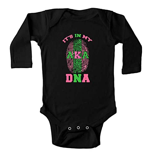 Image of Yeavomeny It's In My DNA AKA Infant Boy Girl Long Sleeve Newborn Playsuit Baby Bodysuit
