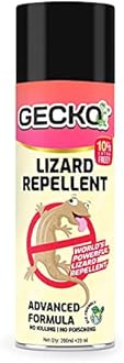 Shadow Securitronics Gecko Aerosol Based Odour Free Herbal Lizard Repellent Spray | Eco-Friendly & Biodegradable | Irritant &Chemical-Free | 220 ml (15 Days Protection) PK of 1-FORMULATION 10X