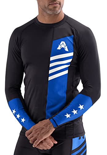 Anthem Athletics Reignite BJJ Rashguard for Men, MMA, & No Gi Grappling - Long Sleeve Jiu Jitsu Rash Guard Men BJJ2