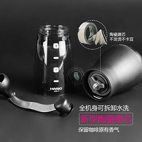 rrrrr Máquina de café Molinillo de café en polvo portátil Molienda de núcleo de cerámica Molienda manual del hogar… - Imagen 5