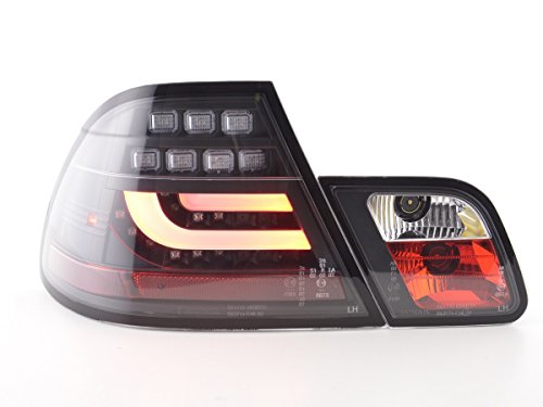 Feux arrière LED FK Automotive FKRLXLBM13047 de couleur noir pour personnalisation automobile