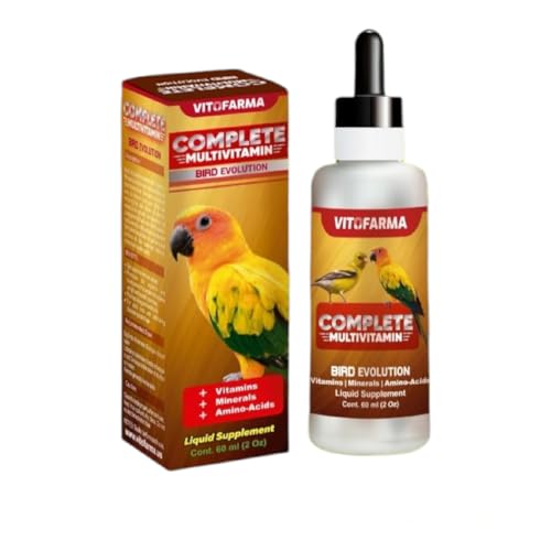 Multi-Vitamin for Birds, High-Potency Vitamin & Mineral Supplemen...
