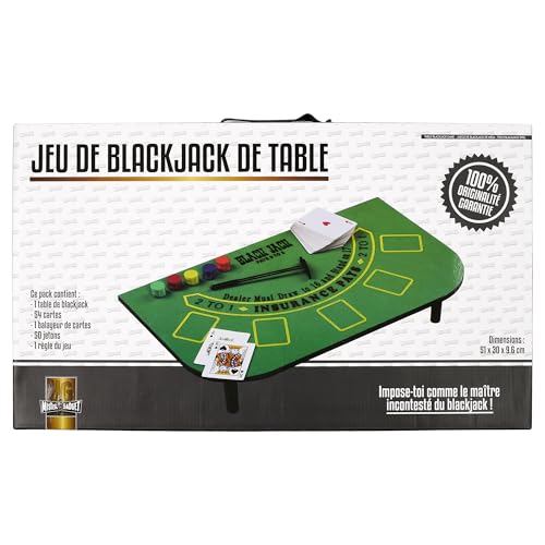 Table de Blackjack Mg3080 Mister Gadget tapis jeu de société