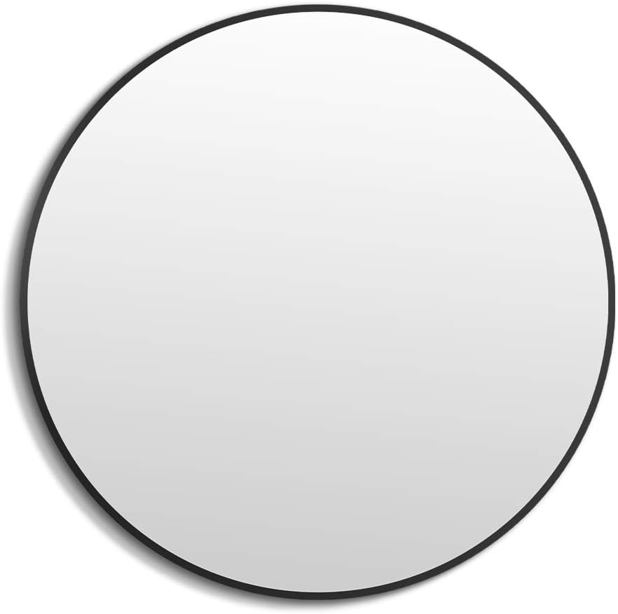 Artloge Specchio da Parete Rotondo 80cm - Camera da Letto, Ingresso, Soggiorno, Salotto - Tondo