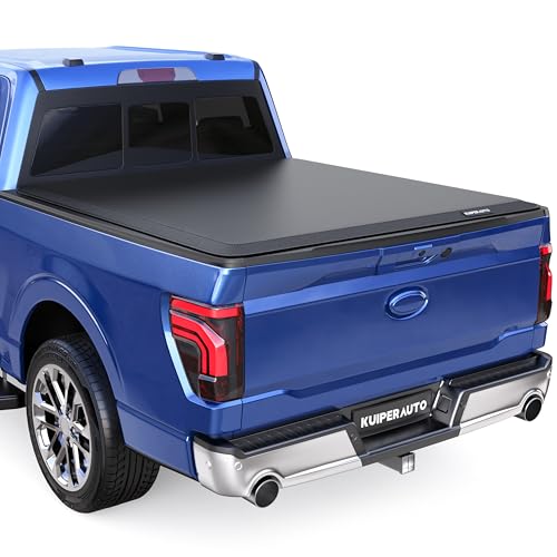 Image of KUIPERAUTO 5FT Soft Roll-Up Truck Bed Tonneau Cover Compatible for 2019-2024 Ford Ranger,60inch
