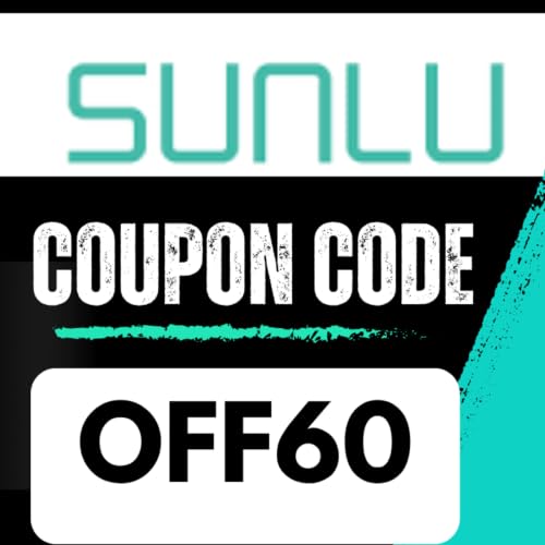 Sunlu Coupon Code "OFF60" 2026 &mdash; Save 60% On your Products