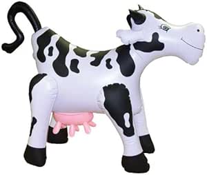 Aufblasbare Kuh Hilde die Wilde
