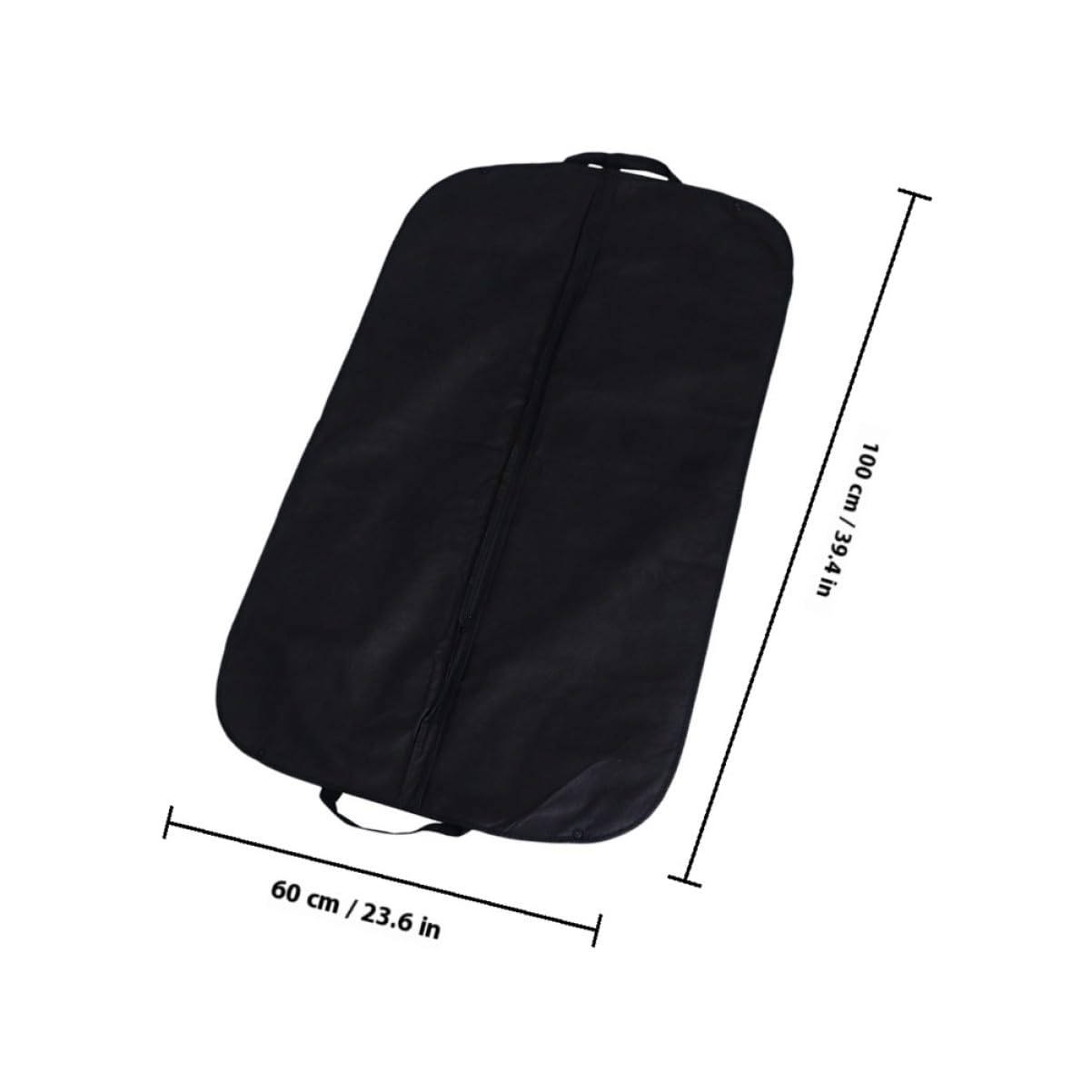 Fundas para Ropa de Traje Negras de Tela No Tejida, 5 Piezas | Reutilizables y Lavables, Plegables para Armario, Uso Familiar, Fáciles de Transportar
