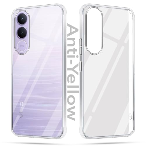 Image of Jkobi Lifetime Anti-Yellow Clear Back Cover Case for Vivo V70 FE 5G (Sleek Hard Crystal | Shockproof and Camera Protection)
