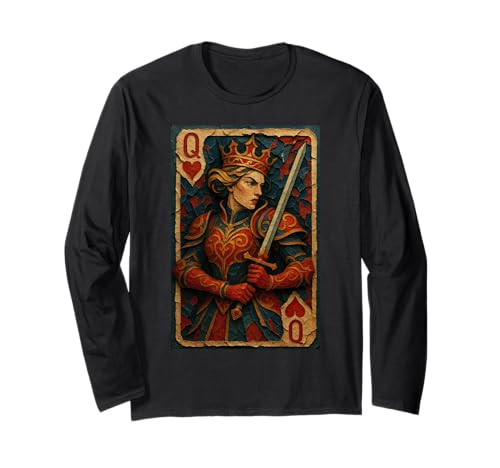 Queen of Heart Playing Card Paper Cut Lucky Poker ����T�V���c