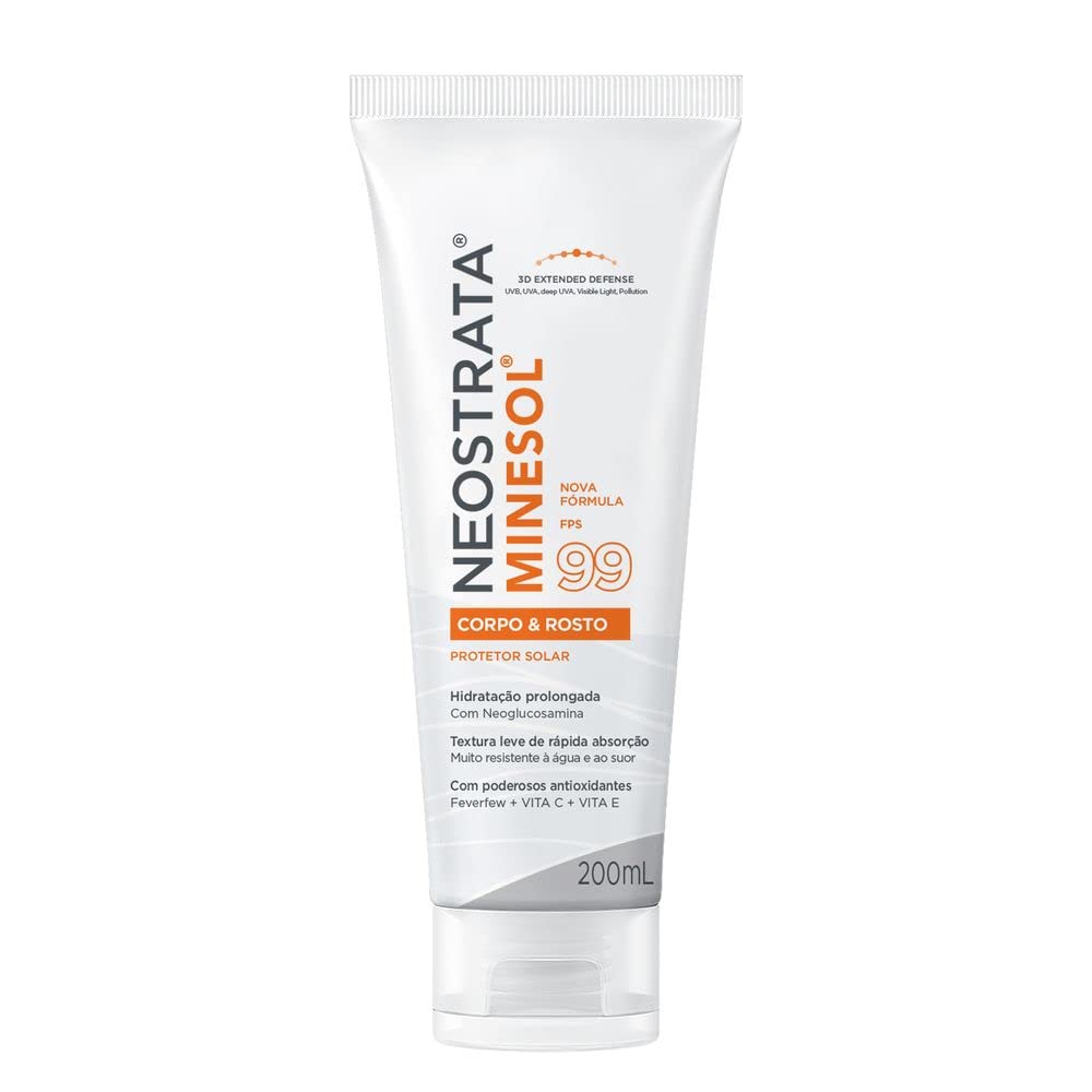 Neostrata Protetor Solar Corpo e Rosto Antioxidante FPS 99, 200ml