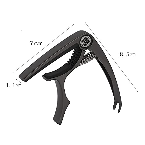 EURYTKS Accessoires d’instruments de Musique Capodastre de Guitare Acoustique en métal en Alliage de Zinc, Universal… - Les Beatles, Paul McCartney, John Lennon, RIngo Starr, George Harrison EURYTKS Accessoires d'instruments de Musique Capodastre de Guitare Acoustique en métal en Alliage de Zinc, Universal… – Image 4