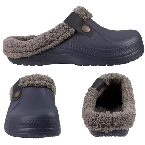 Waterprooffur lined clogs for women and men
| Fuzzy fleece lined winter warm slippers indoor outdoor
| Winter warm and waterproof clogs for women and men