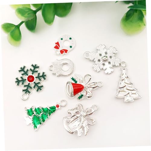 Breloques de Noël légères en alliage pour éviter les bijoux lourds DIY