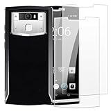 Shantime Case with 2 Pack Screen Protector Combo Compatible with Oukitel K10000 Pro, Shockproof Cover and Tempered Glass Set for Full Body Safety(Black)