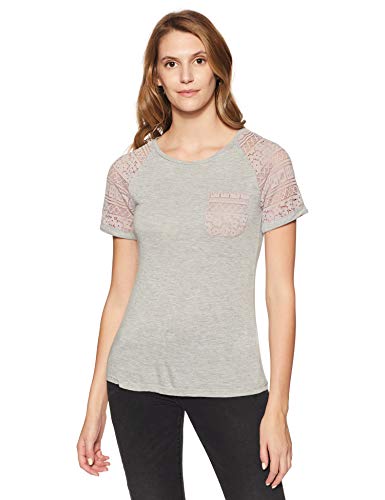 Image of Vero Moda Women's Plain Regular Fit Top (200664102 Light Grey Melange XL)
