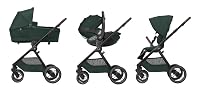Maxi-Cosi Oxford Baby Kinderwagen, 0–4 Jahre, 0–22 kg, kompakt zusammenklappbar, Geräumiger Sitz, Sanfte Federung, 3 Liegepositionen, 10 kg großen Aufbewahrungskorb, Twillic Green – Ansicht 5