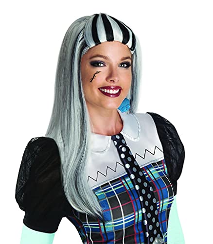 Perruque de Déguisement Frankie Stein Monster High Bicolore pour Adulte