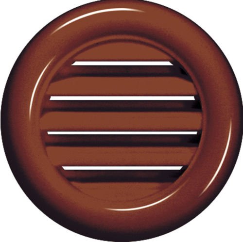 White Bathroom Door Mini Circle Air Vent Grille 40Mm / 1.57" Two Sided Round Ventilation Ducting Cover Furniture Soffit Grid T71 #TOP4