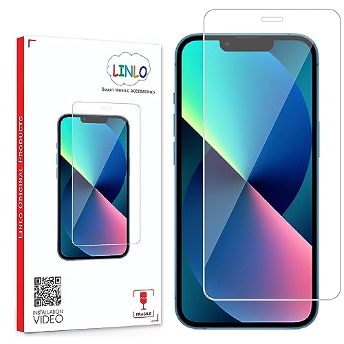 Image of Tempered Glass Screen Protector Compatible for Apple iPhone 13 / Apple iPhone 13 Pro with Full Screen Coverage; Except Edges and Easy Installation Kit(Transparent), Pack of 1