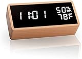 ottaviani orologio tavolo ★Custodia in Puro Legno: la sveglia a LED elettronica di legno puro è una decorazione perfetta per ufficio, soggioro, e camera da letto, è un buon regalo per i amici o le famiglie