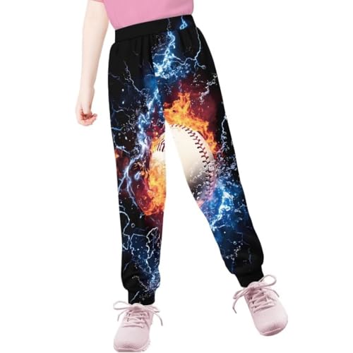 Pinupub Lightweight Sweatpants for Kids Boys Girls Sports School Casual Bundle Foot Joggers Pants3
