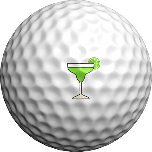 Golfdotz | Margarita Time | Golf Ball Markers | Golf Accessories | Golf Ball Customizers | 32 Count -  Transfer Studio