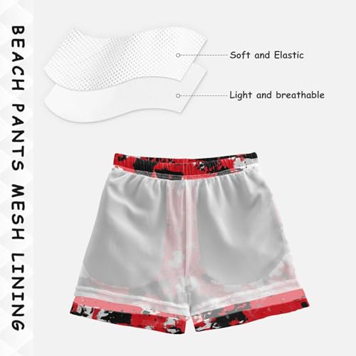 Beach Shorts for Boy Youth Teen Swimsuits Lightweight Double Layer Swimwear4