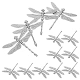 VICASKY 20stücke Libellenskulptur Aus Metall Für Heimdekoration Tischdekoration Gartendekoration Metallornament Im Vintage-Stil Kunsthandwerksartikel Für Schreibtisch