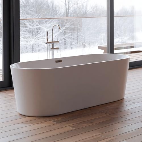 SPALINA Jade - Bañera exenta Oval L. 170 x l. 80 cm