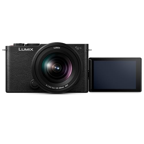 Image of LUMIX S9 Full Frame Camera with 20-60mm F3.5-5.6 L Mount Lens, Compact Mirrorless Camera for Content Creators with Real Time LUT, Open Gate and Easy Sharing of Photos & Video - DC-S9KK (Black)
