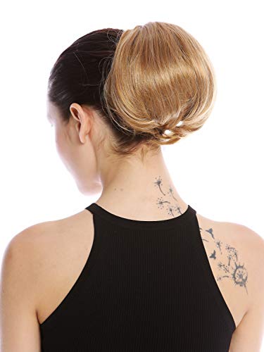 WIG ME UP - 909AB-V-27B Ponytail Hairpiece Extensions very short straight voluminous like hair bun copper blond - Image 2