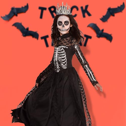 Disfraz Princesa No Muerta para Niñas con Vestido y Corona miniatura 2