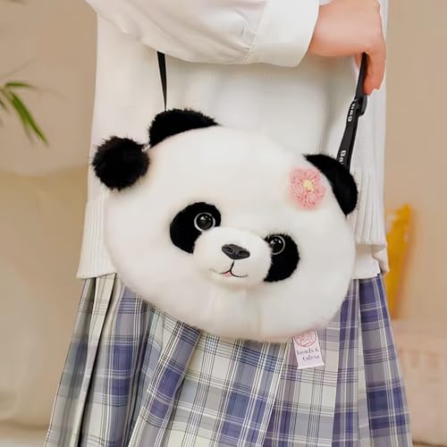 Image of Ryttir Cute Red Panda Crossbody Bag-Adorable Animal Shaped Purse with Big Eyes,Kawaii Anime Lovers Gift for Women Girls