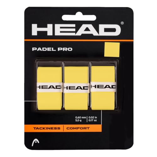HEAD Unisex-Adult Padel Pro Griffband, Gelb, One Size