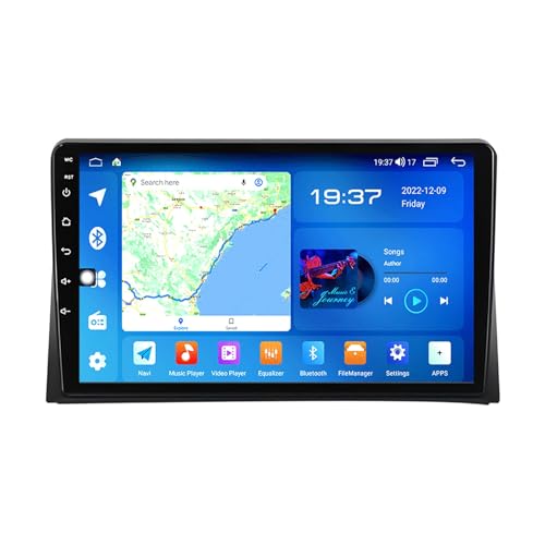 Autoradio Android 11 pour VW T5 Multivan 2003-2015 Écran Tactile 9 Pouces 8 Cœurs