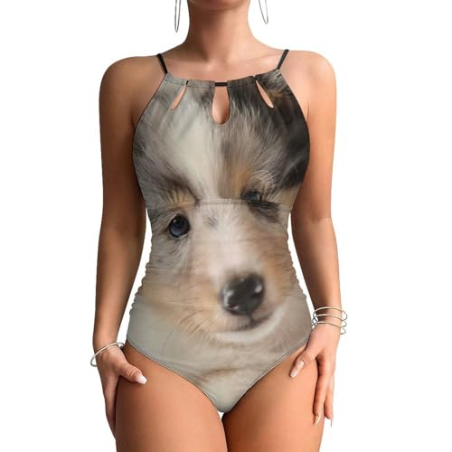 Swimsuit monokini ventre plat pour camoufler les rondeurs avec élégance