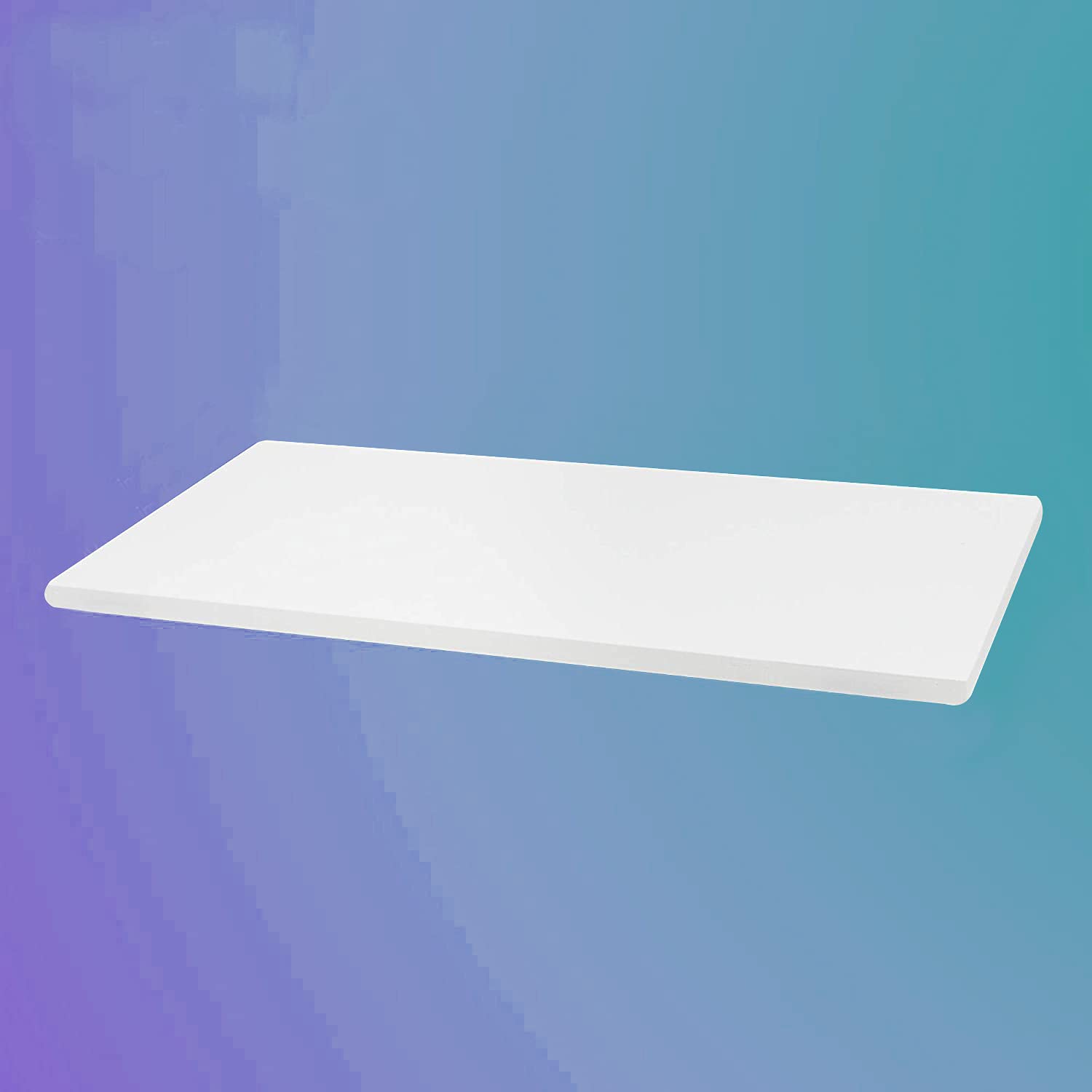 Wall Shelf Board 17mm White Glossy Finish Both Side Size 9 x 24 inches (Without Brackets only Shelf Board)-image-19