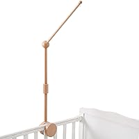 Vista 15 de let's make Brazo móvil para cuna de bebé, soporte de madera para cuna de bebé, altura ajustable para colgar cuna de bebé, accesorio para decoración
