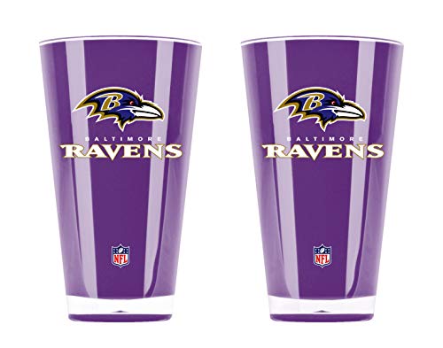 Duck House NFL Baltimore Ravens 20oz Insulated Acrylic Tumbler Set of 2