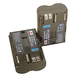 DSTE® 2X BP-511 BP511 Recargable Li-Ion Batería pa...: Batería Tipo: Li-ion Batería Capacidad: 17.0Wh/2300mAh Viajes Cargador Entrada: AC 100-240V 50/60Hz Salida: DC 8.4V 0.6A Salida Voltaje : 8.4V DC (MAX) DC 7.2V (media) Función información para Indicación Vida